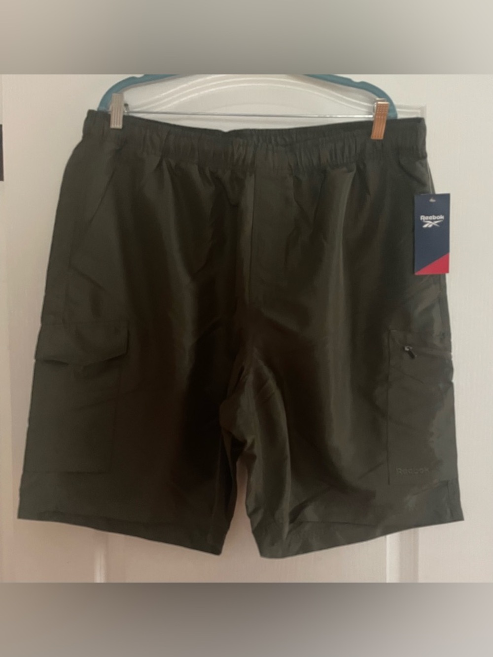 NWT Reebok Army Green Speedwick Cargo Shorts Mens 1XL